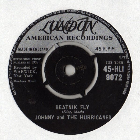Johnny And The Hurricanes : Beatnik Fly (7", Single)