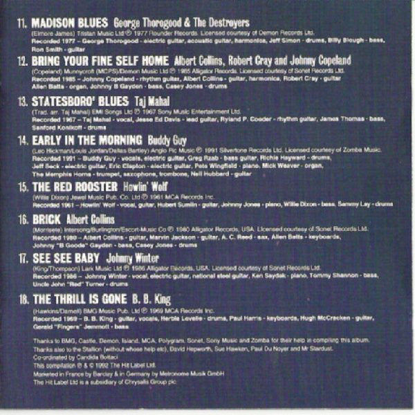 Various : Q The Blues (The Story Of The Blues) (CD, Comp)