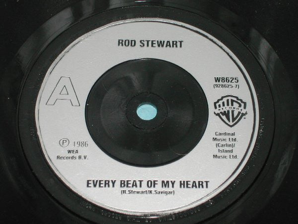 Rod Stewart : Every Beat Of My Heart (7", Single, Sil)