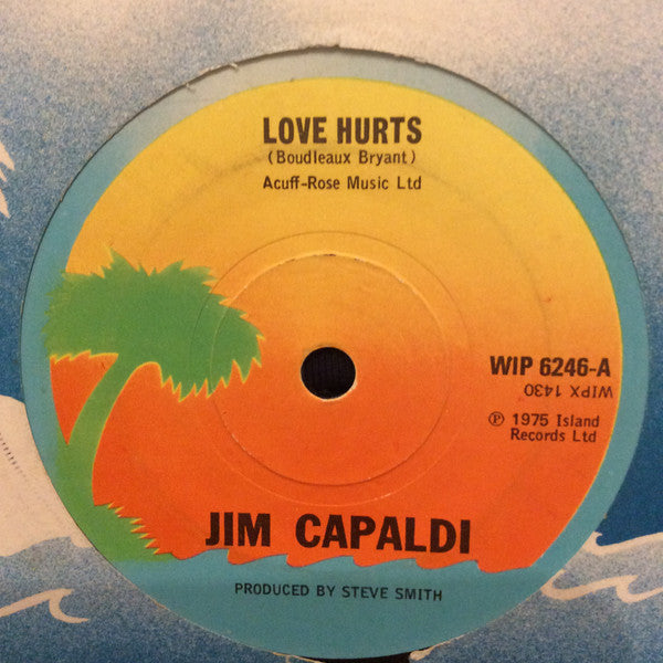 Jim Capaldi : Love Hurts (7", Single, Sol)