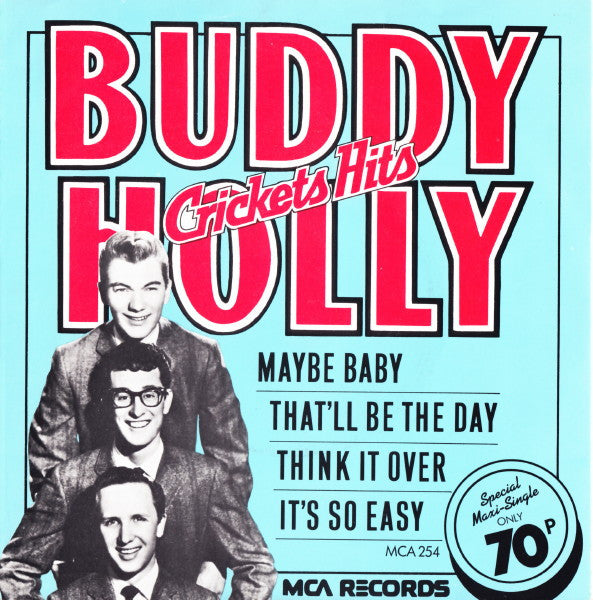 Buddy Holly And The Crickets (2) : Buddy Holly (Crickets Hits) (7", Maxi, 4 P)