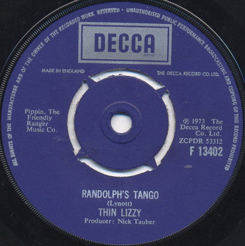 Thin Lizzy : Randolph's Tango (7", Single)