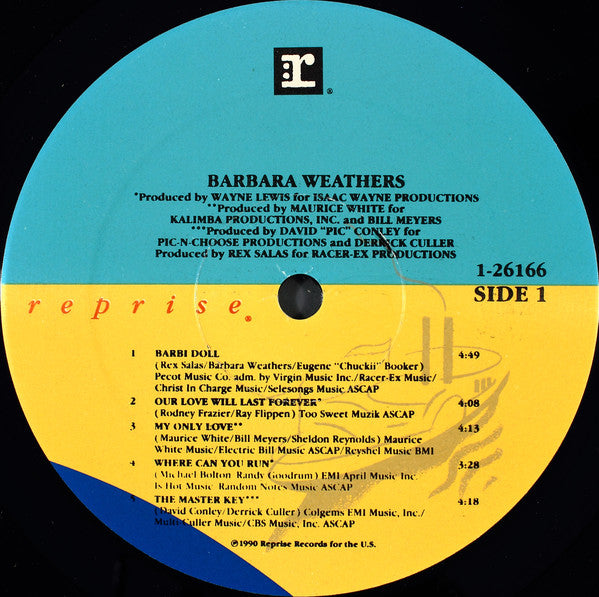 Barbara Weathers : Barbara Weathers (LP, Album)