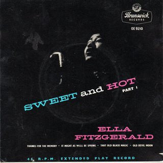 Ella Fitzgerald : Sweet And Hot Part 1 (7", EP)