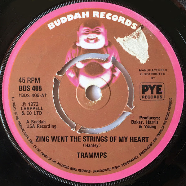The Trammps : Zing Went The Strings Of My Heart (7", Single, RE, Kno)