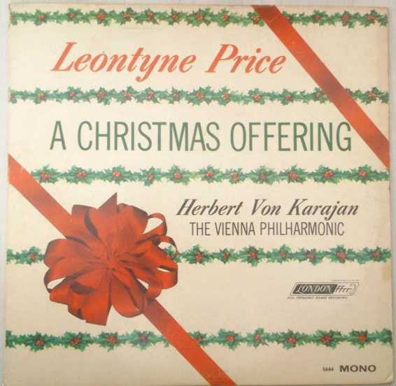 Leontyne Price, Herbert von Karajan, Wiener Philharmoniker : A Christmas Offering (LP, Mono)