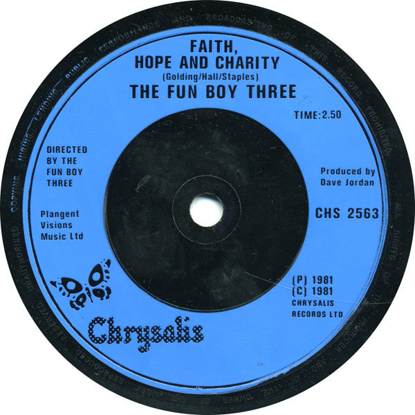 Fun Boy Three : The Lunatics Have Taken Over The Asylum. (7", Single)