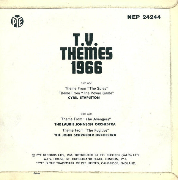 Various : T.V. Themes 1966 (7", EP)
