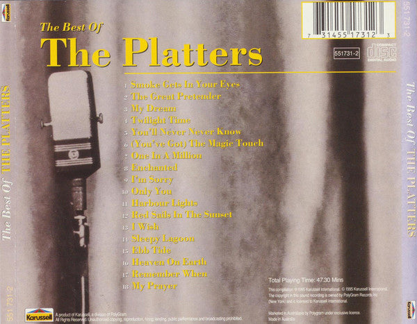 The Platters : The Best Of The Platters (CD, Album, Comp)
