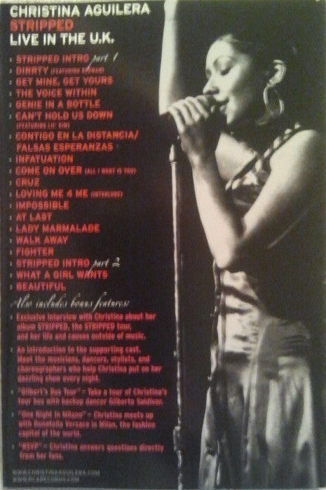 Christina Aguilera : Stripped (Live In The U.K.) (DVD-V, Copy Prot., PAL)