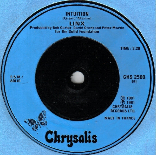 Linx : Intuition (7", Single, Fre)