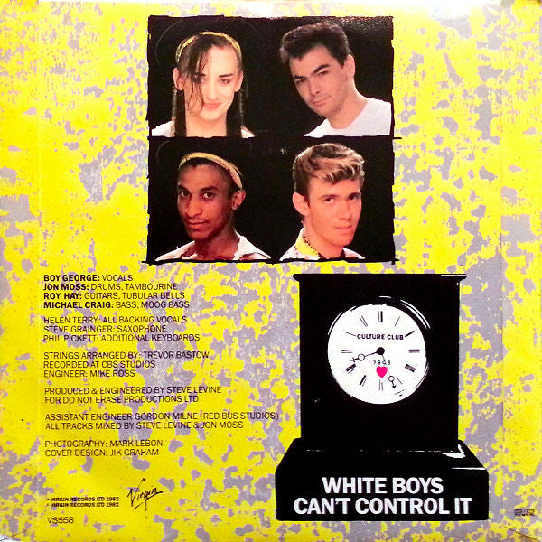 Culture Club : Time (Clock Of The Heart) (7", Single)