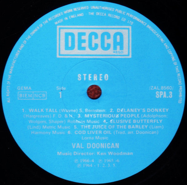 Val Doonican : The World Of Val Doonican (LP, Comp)