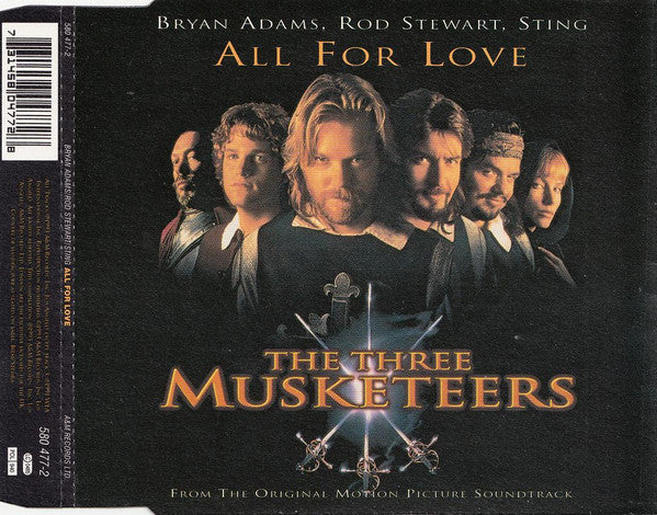 Bryan Adams / Rod Stewart / Sting : All For Love (CD, Single)