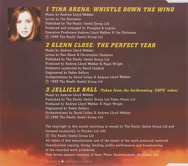 Tina Arena : Whistle Down The Wind (CD, Single)