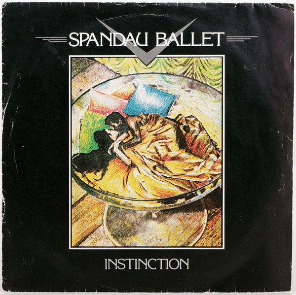 Spandau Ballet : Instinction (7", Single, Blu)