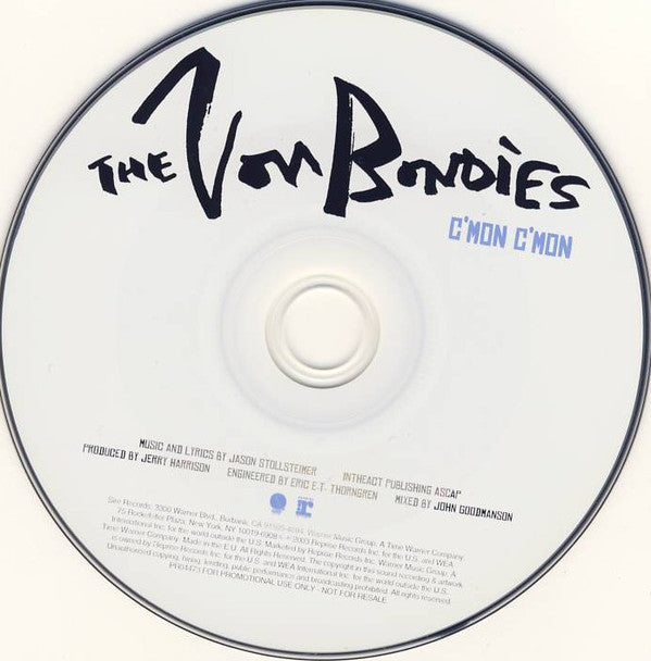 The Von Bondies : C'Mon C'Mon (CD, Single, Promo)