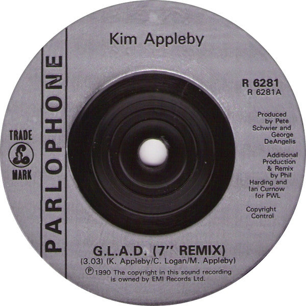 Kim Appleby : G.L.A.D. (7", Mat)