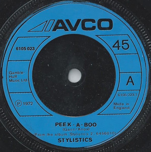 The Stylistics : Peek-A-Boo (7", Single, Sol)
