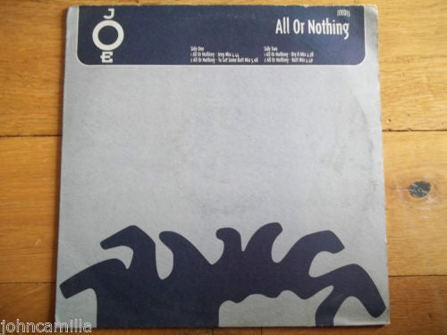 Joe : All Or Nothing (12", Promo)
