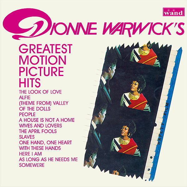 Dionne Warwick : Dionne Warwick's Greatest Motion Picture Hits (LP, Comp)