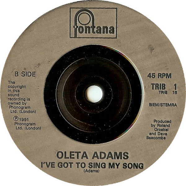 Oleta Adams : Don't Let The Sun Go Down On Me (7", Single, Inj)
