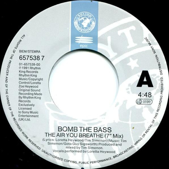 Bomb The Bass : The Air You Breathe (7", Single)