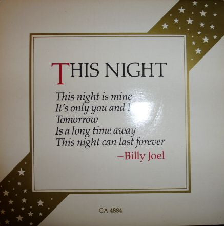 Billy Joel : This Night (7", Single, Gat)