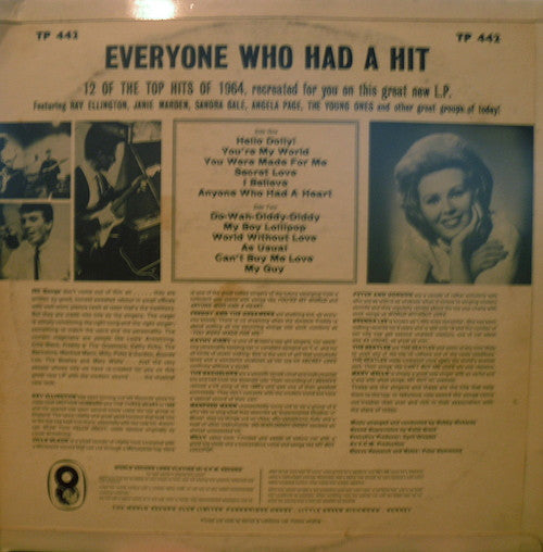 Various : Everyone Who Had A Hit (LP)