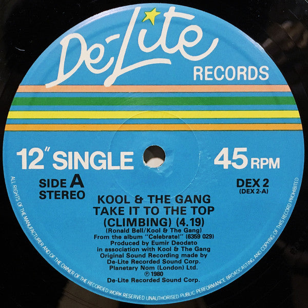 Kool & The Gang : Take It To The Top / Celebremos (12", Single)
