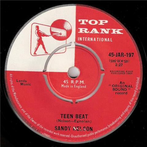 Sandy Nelson : Teen Beat (7", Single)