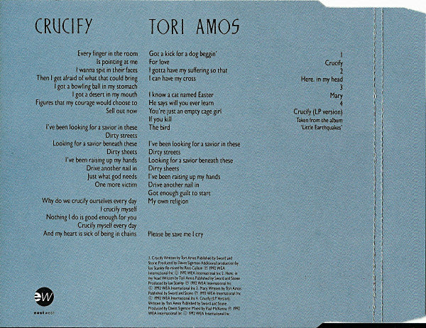 Tori Amos : Crucify (CD, Single)