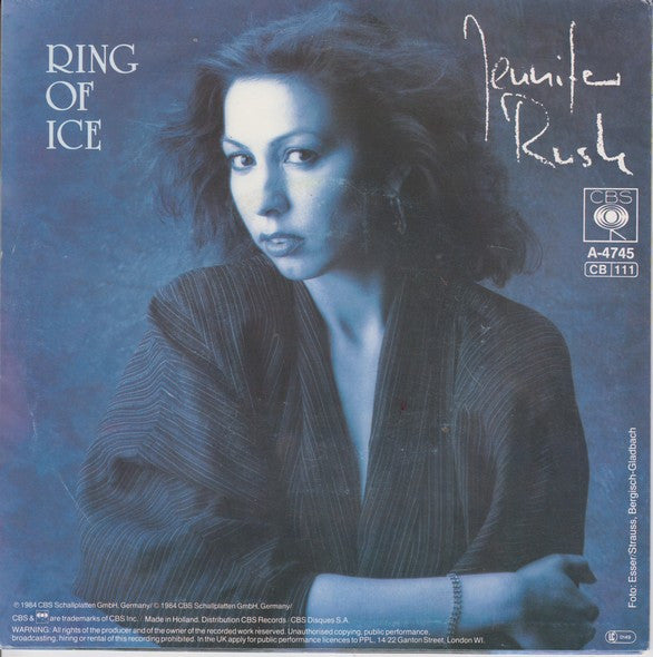 Jennifer Rush : Ring Of Ice (7", Single)