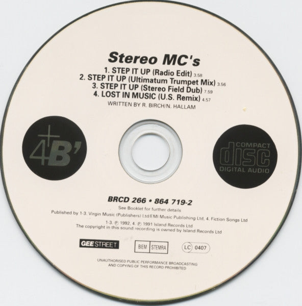 Stereo MC's : Step It Up (CD, Single)