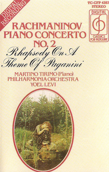 Sergei Vasilyevich Rachmaninoff - Martino Tirimo, Philharmonia Orchestra, Yoel Levi : Piano Concerto No. 2, Rhapsody On A Theme Of Paganini (Cass, RE)
