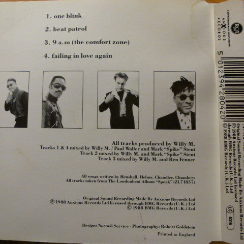 Londonbeat : One Blink (CD, Single)
