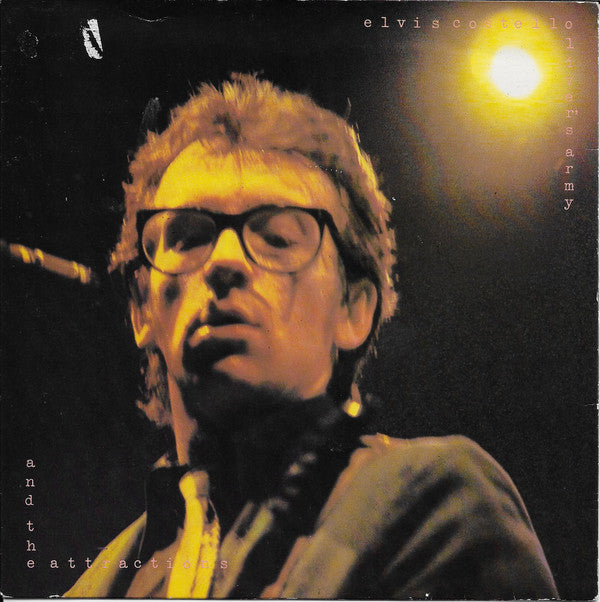 Elvis Costello & The Attractions : Oliver's Army (7", Single, Pus)