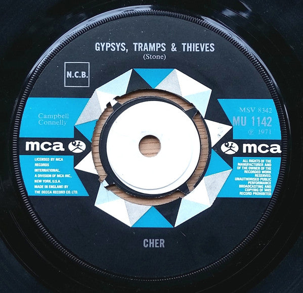 Cher : Gypsys, Tramps & Thieves (7", Single)