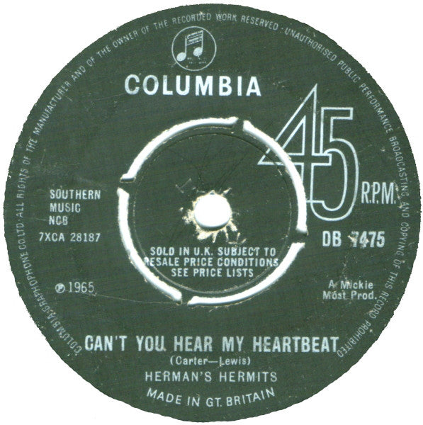 Herman's Hermits : Silhouettes (7", Single)