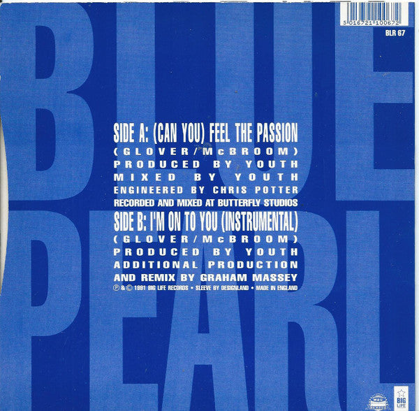 Blue Pearl : (Can You) Feel The Passion (7", Single)