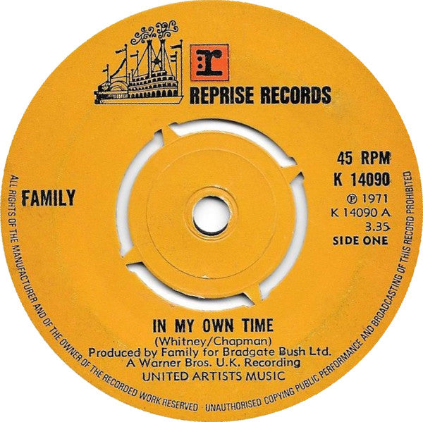 Family (6) : In My Own Time (7", Pus)