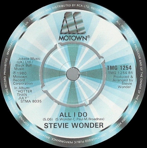 Stevie Wonder : That Girl (7", Single)