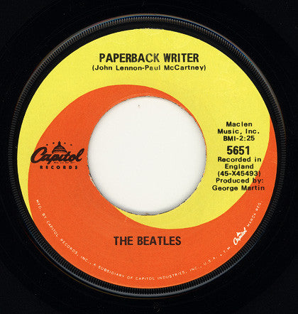 The Beatles : Paperback Writer (7", Single)