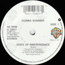 Donna Summer : State Of Independence (7", Single, RE)