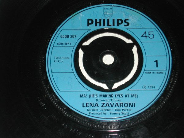 Lena Zavaroni : Ma! (He's Making Eyes At Me) (7", Pus)
