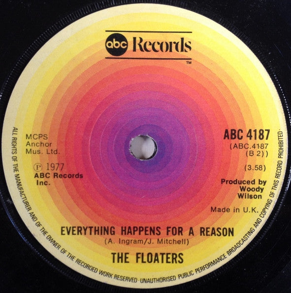 The Floaters : Float On (7", Single)