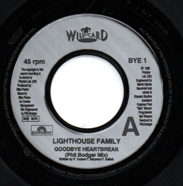 Lighthouse Family : Goodbye Heartbreak (7", Jukebox)