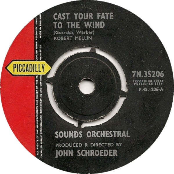Sounds Orchestral : Cast Your Fate To The Wind (7", Single)
