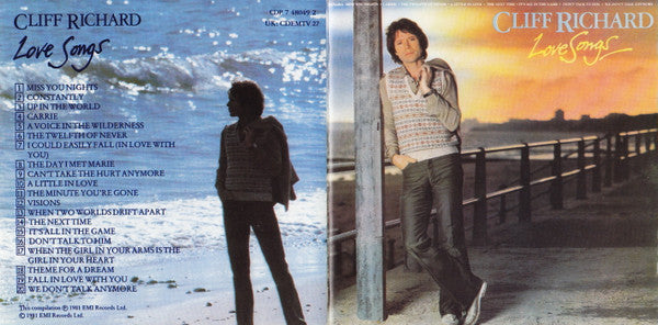 Cliff Richard : Love Songs (CD, Comp, Mono, RE, RM)