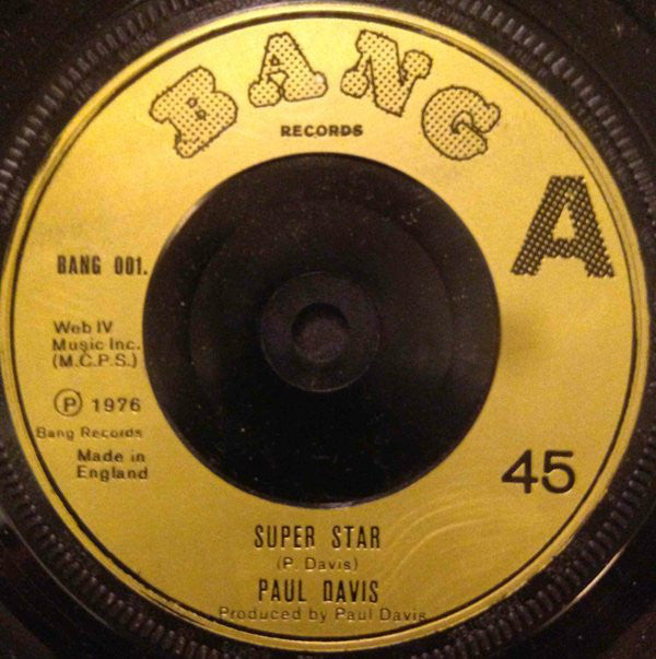 Paul Davis (3) : Super Star (7")